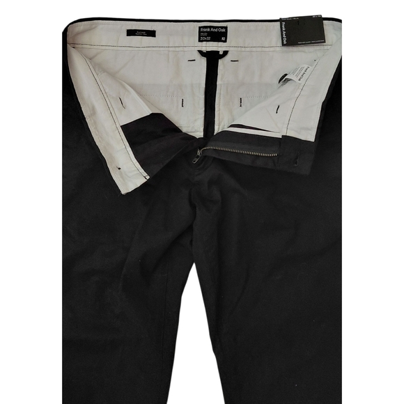 Frank & Oak Men's Black Chinos - Picture 3 of 9